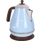 DeLonghi KBOV 2001.AZ bouilloire 1,7 L 2000 W Bleu Bleu clair, 1,7 L, 2000 W, Bleu, Indicateur de niveau d'eau, Arrêt de sécurité en cas de surchauffe, Filtrage