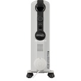 DeLonghi Radia S TRRS0920 Intérieure Blanc 2000 W Chauffage électrique à bain d’huile, Radiateur Gris, Chauffage électrique à bain d’huile, Huile, 1,4 m, Intérieure, Sol, Blanc