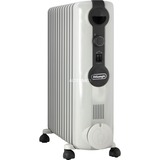 DeLonghi TRRS 1225 appareil de chauffage Intérieure Blanc 2500 W, Radiateur Gris, Intérieure, Blanc, Rotatif, 2500 W, 1100 W, 75 m³