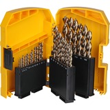 DeWALT CASSETTA Ensemble de forets 29 pièce(s), Jeu de mèches de perceuse Or, Perceuse, Ensemble de forets, Alliage d'acier, Acier rapide, 29 pièce(s), 1, 1.5, 2, 2.5, 3, 3.2, 3.3, 3.5, 4, 4.2, 4.5, 4.8, 5, 5.5, 6, 6.5, 7, 7.5, 8, 8.5, 9, 9.5, 10,...
