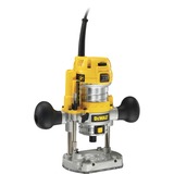 DeWALT D26203 Argent, Jaune 27000 tr/min 900 W, Fraiseuse Jaune/Argent, Argent, Jaune, 27000 tr/min, 6,8 (5/16"), 16000 tr/min, 5,5 cm, 7 m/s²