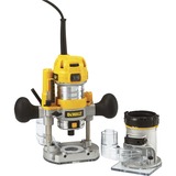 DeWALT D26204K Argent, Jaune 27000 tr/min 900 W, Routeur Jaune/Argent, Argent, Jaune, 27000 tr/min, 6,8 (5/16"), 16000 tr/min, 5,5 cm, 7 m/s²