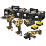 DeWALT DCK384P2T-QW, Set d'outils Jaune/Noir