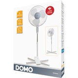 Domo DO8141 Vent, Ventilateur Blanc, Ventilateur vertical domestique, Blanc, Sol, 40 cm