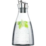 Emsa 505219 carafe, pichet et bouteille Verseuse 1 L Acier inoxydable, Transparent Transparent/en acier inoxydable, Verseuse, 1 L, Acier inoxydable, Transparent, Verre, 4 h, Flow