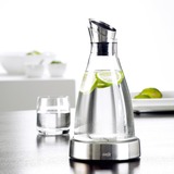 Emsa 505219 carafe, pichet et bouteille Verseuse 1 L Acier inoxydable, Transparent Transparent/en acier inoxydable, Verseuse, 1 L, Acier inoxydable, Transparent, Verre, 4 h, Flow