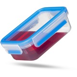 Emsa CLIP & CLOSE Rectangulaire Boîte Translucide 1 pièce(s) Transparent/Bleu, Boîte, Rectangulaire, Translucide, 1 pièce(s)