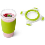 Emsa CLIP & GO Boîte de rangement alimentaire 0,45 L Plastique Vert, Transparent 1 pièce(s), Gobelet Vert/transparent, Boîte de rangement alimentaire, Adulte, Vert, Transparent, Plastique, Monochromatique, Allemagne