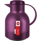 Emsa SAMBA thermos 1 L aubergine, Translucide, Verseuse isotherme Aubergine, 1 L, aubergine, Translucide, Polypropylène (PP), 12 h, 24 h, 178 mm