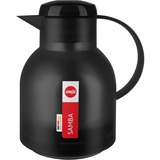 Emsa Samba thermos 1 L Noir, Verseuse isotherme Noir, 1 L, Noir, Polypropylène (PP), 12 h, 24 h