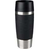 Emsa TRAVEL MUG Tasse Noir, Gobelet Noir, Unique, 0,36 L, Noir, Acier inoxydable