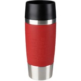 Emsa TRAVEL MUG Tasse Rouge, Gobelet Rouge, Unique, 0,36 L, Rouge, Acier inoxydable