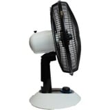 Fakir VC 25 SN Noir, Ventilateur Blanc/Noir, Ventilateur à lame domestique, Noir, Sol, Table, fenêtre, Métal, 38 dB, 38 cm
