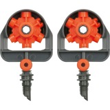 GARDENA 1396-20 Pièce et accessoire de système d'irrigation Buse de pulvérisation, Pulvérisateur Orange/gris, Buse de pulvérisation, Système d'irrigation goutte-à-goutte, Rouge, Noir, 360°, 1 pièce(s)