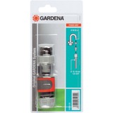 GARDENA 18285-20 raccord des tuyaux d'eau Connecteur de tuyau Gris, Orange 1 pièce(s), Pièce de robinet Gris/Orange, Connecteur de tuyau, 3/4", Gris, Orange