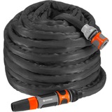 GARDENA 18438-20 tuyau d'arrosage 30 m Au-dessus du sol Noir Gris/Orange, 30 m, Au-dessus du sol, Noir, 35 bar, 1,3 cm