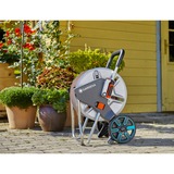 GARDENA 18541-20 enrouleur de tuyau d'arrosoir de jardin Bobine multi-positions Manuel Noir, Acier inoxydable, Enrouleur transportable Gris/Orange, Bobine multi-positions, Manuel, Fonctionnel, Noir, Acier inoxydable, Métal, Plastique, 60 m