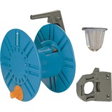 GARDENA 2650-20 enrouleur de tuyau d'arrosoir de jardin Enrouleur mural Manuel Noir, Turquoise, Tambour à tuyau Turquoise/gris, Enrouleur mural, Manuel, Fonctionnel, Noir, Turquoise, 60 m, 13,15,19 mm