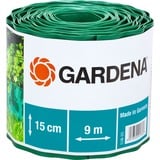 GARDENA 538-20 Bordure de jardin Rouleau de bordure de jardin Plastique Vert, Barrière Vert, Rouleau de bordure de jardin, Plastique, Vert, 150 mm, 9000 mm, 1 pièce(s)