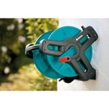 GARDENA 8009-20 enrouleur de tuyau d'arrosoir de jardin Enrouleur mural Manuel Noir, Vert, Dévidoir Gris/Turquoise, Enrouleur mural, Manuel, Noir, Vert, Mural, 50 m, 13,15,19 mm