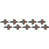 GARDENA 8310 2 l/h Gris Montage en fin de ligne, Goutteurs Gris, Montage en fin de ligne, 2 l/h, Gris, 1,3 cm