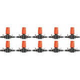 GARDENA 8321 Embout pistolet d'arrosage de jardin Gris, Orange, Pulvérisateur Gris/Orange, 10 pièce(s)