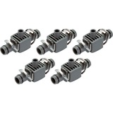 GARDENA 8331-20 Pièce et accessoire de système d'irrigation Connecteur de raccords, Connexion Gris, Connecteur de raccords, Système d'aspersion, Plastique, Gris, Mâle, 25,4 / 2 mm (1 / 2")