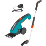 GARDENA 9855-20 cisaille sans fil 8 cm 3,6 V Lithium-Ion (Li-Ion) Noir, Vert, Cisailles à gazon Turquoise/Noir, 8 cm, Noir, Vert, Lithium-Ion (Li-Ion), 3,6 V, 3 h, 2,5 Ah