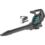 GARDENA Aspirateur souffleur sans fil PowerJet Li-40, Aspirateur/Souffleur de feuilles Noir/Turquoise, Handheld blower, Batterie/Pile, 310 km/h, Noir, Bleu, 102 dB, 90,5 dB