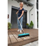 GARDENA Balai de rue Combisystem Turquoise/bois