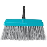 GARDENA Balai de terrasse combisystem Turquoise/gris, Extérieur, Bleu, Gris, Hard bristle, Plastique, 320 mm