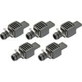GARDENA Bouchon Pièces et accessoires de système d'irrigation, Fermeture Gris, Bouchon d'extrémité de tuyau, Système d'irrigation goutte-à-goutte, Plastique, Noir, 25,4 / 2 mm (1 / 2"), 25,4 / 2 mm (1 / 2")