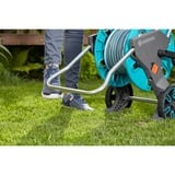 GARDENA Chariot porte-tuyaux AquaRoll M, Enrouleur transportable Turquoise/gris, 18513-20