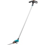 GARDENA Cisaille à gazon avec manche, Cisailles à gazon Turquoise/Noir, Lames horizontales, Poignée longue, Noir
