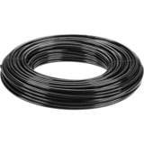 GARDENA Conduite d'alimentation 4,6 mm, Tube Noir, 6 mm, 50 m, Noir, Tuyau seulement, Plastique