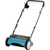 GARDENA Démousseur électrique ES 500, Scarificateur Turquoise, Tondeuse à gazon poussée, 30 cm, Lames cylindriques, Secteur, 500 W, 9,5 kg