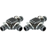 GARDENA Dérivation en T 13 mm (1/2"), Connexion Gris, 2 piéces