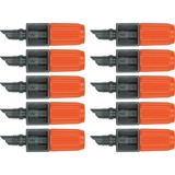 GARDENA Goutteur réglable, Goutteurs Gris/Orange, 10 pièce(s)