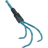 GARDENA Griffe piocheuse Combisystem, Cultivateur à la main Turquoise, Râteau de jardin, Acier, 9 cm