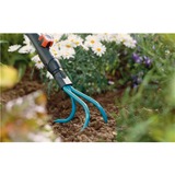 GARDENA Griffe piocheuse Combisystem, Cultivateur à main Turquoise, Râteau de jardin, Acier, 9 cm