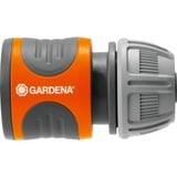 GARDENA Nécessaires d'arrosage 13 mm (1/2) et 15 mm (5/8), Raccord Gris/Orange, Connecteur de tuyau, Gris, Orange, Argent