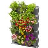 GARDENA NatureUp! Extérieure Jardinière Mural Plastique Gris, Jardinières Gris, Jardinière, Mural, Plastique, Gris, Rectangle, Extérieure