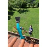 GARDENA Nettoyeur de gouttières combisystem set, Balai Turquoise/Noir,  avec manche télescopique