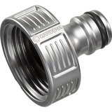 GARDENA Nez de robinet Premium 33,3 mm (G 1"), Pièce de robinet Argent, Connecteur de robinet, 1", Métal, Métallique