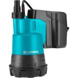 GARDENA Pompe submersible à batterie 2000/2 Li-18, Immersion et pression des pompes Turquoise/Noir, 1748-20