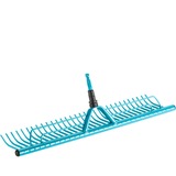 GARDENA Râteau à gazon Combisystem Turquoise, Métal, 1 pièce(s), 600 mm