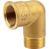 GARDENA Raccord coudé de tuyau IG/AG 3/4", Connexion Raccords de tuyaux, 3/4", Mâle/Femelle, Laiton, Laiton