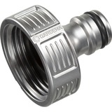 GARDENA Raccord de robinet 33,3 mm (G1), Pièce de robinet Argent, Connecteur de tuyau, 1", Métal, Argent