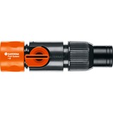 GARDENA Raccord de tuyau avec vanne de régulation Gris/Orange, Connecteur de tuyau, 3/4", Femelle/Femelle, 1 pièce(s)
