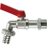 GARDENA Robinet de vidange à boisseau sphérique 1/2" (12.5 mm) Argent/Rouge